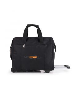 Torba putna sa točkićima 43x35x21 cm eko tekstil 23,2l/1,6 kg Week Eco crna - 16KG122344B