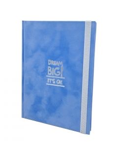Poklon Notes A5, Dream Big pliš plava - 06RKK07E