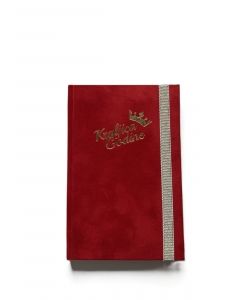 Poklon Notes B6 pliš, Kraljica godine crvena - 06RKK24D