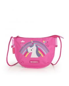 Torbica na rame 21x16x3 cm 0,6l-0,05 kg Rainbow roze - 16TRDG233916I