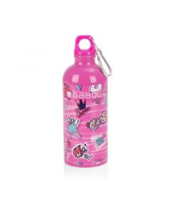 GABOL Aluminijumska boca za vodu 7x21 cm  600ml-0,12 kg Sticker roze - 16ADG234148I