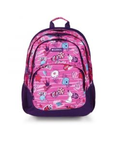 GABOL Ranac školski ergonomski 32x44x18 cm 21l-0,56 kg Sticker roze - 16RNG234140I