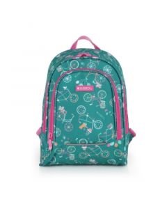 GABOL Ranac predškolski ergonomski 24x30x10 cm 7l-0,21 kg Fiori zelena - 16RNG234205F