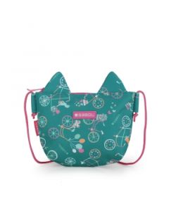 Torbica na rame 21x16x3 cm 0,6l-0,05 kg Fiori zelena - 16TRDG234216F