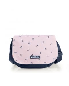 Torbica na rame 22x17x3,5 cm 1,2l-0,09 kg Icon nežno roze - 16TRDG234534IA
