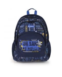 GABOL Ranac školski ergonomski 32x44x18 cm 21l-0,56 kg Skull tamno plava - 16RNG235040EB