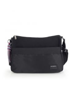 GABOL Torba na rame ženska 33x24x9 cm Aroa crna - 16TRZG604114
