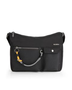 GABOL Ženska torba na rame 33x24x9cm Aisha, crna - 16TRZG604414