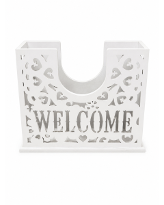 MKS Drveni stalak za salvete Welcome