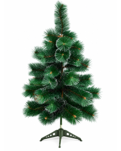 MKS Novogodišnja jelka 90 cm J1 – zeleno-bela, 45 grana