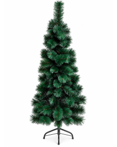 MKS Novogodišnja jelka 120 cm J2 Borić – zeleno-bela, 100 grana