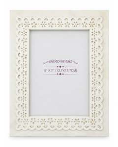 MKS Dekorativni ram za slike  – krem beli 13 × 18 cm