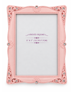 MKS Dekorativni ram za slike – roze 13 × 18 cm