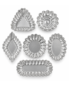 MKS Metalne modle za kolače i tartove – set 6 komada