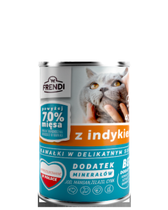 FRENDI Vlažna hrana za mačke Ćuretina 400g - 3012821