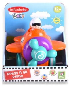 INFUNBEBE Igračka za bebe Press n go avion - PL7000