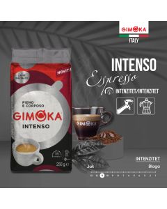 GIMOKA Pržena mlevena kafa za espresso i za moka aparat Intenso 250G - 43395498246374