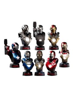 SIDESHOW Set ukrasnih figura Collectibles Iron Man 3 Busts 6/1 Deluxe