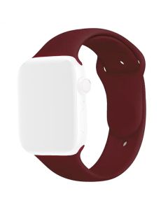 Smart Watch Silicone Strap 44/45/49mm Claret