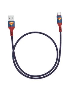 WB Moye Superman USB-A to USB-C Charging Cable 01 1M