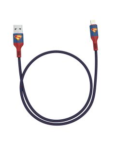 WB Moye Superman USB-A to Lightning Charging Cable 01 1M