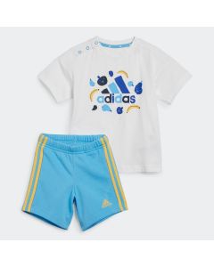 ADIDAS Set essentials allover print tee set kids BT - IS268274