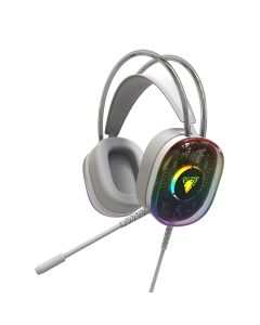 Slušalice gejmerske RGB za mikrofonom  GH580 sive JEDEL
