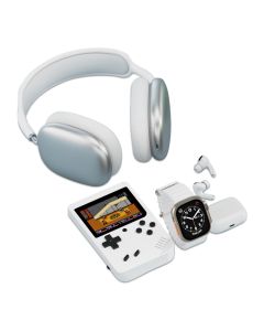KARLER BASS K13-Combo set (smart watch, konzola, TWS / AirPods Max Bluetooth slusalice ) bela