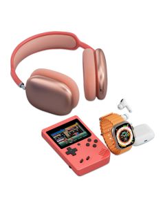 KARLER BASS K13-Combo set (smart watch, konzola, TWS / AirPods Max Bluetooth slusalice ) pink