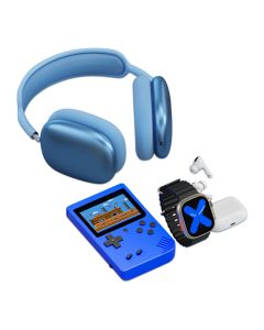 KARLER BASS K13-Combo set (smart watch, konzola, TWS / AirPods Max Bluetooth slusalice ) plava
