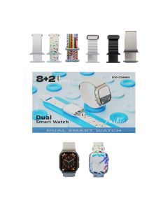KARLER BASS K10-Combo set (2 x smart watch, 8 narukvica ) beli
