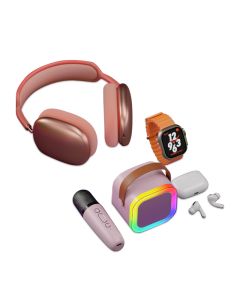 KARLER BASS K16-Combo set (smart watch, zvucnik, Slusalice Bluetooth) pink