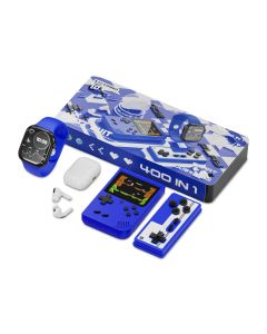 KARLER BASS K35-Combo set (smart watch, konzola sa kontrolorom, Slusalice AirPods Pro 2) plava