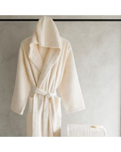 DEKOR DOM Bade mantil NATUR S/M - Ivory