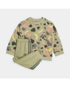 ADIDAS Trenerka essentials allover print jogger set kids BT - IZ495892