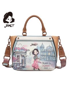 JANET FLOWERY CITY Tašna damska J-082A 43x14x24