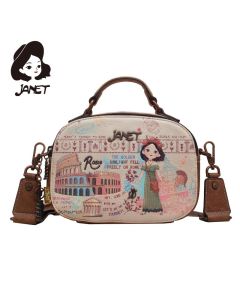 JANET TOUR OF ROME Tašna damska  J-085B 2025 22x8x16
