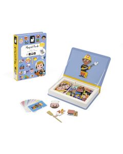 JANOD Edukativni set Magnetna knjiga - Poslovi - J02597