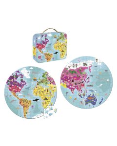 JANOD Puzzle - Zaobljen svet - 208 delova - J02655