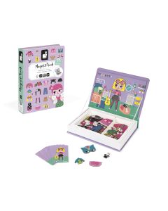 JANOD Edukativni set Magnetna knjiga - Kostimi za devojčice - J02718