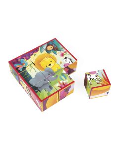 JANOD Kartonske kocke za malu decu-  Jungle - J02732