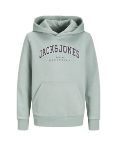 JACK & JONES JUNIOR Duks za dečake sa kapuljačom JJCALEB, zeleni - 12259564Z140