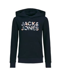 JACK & JONES JUNIOR Duks za dečake sa kapuljačom JJEBRYAN, crni - 12268859140