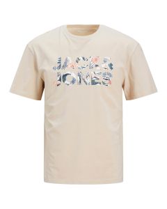 JACK & JONES JUNIOR Majica kratak rukav za dečake JJEBRYAN, bež - 12268854B140