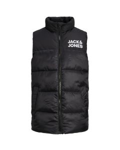 JACK & JONES JUNIOR Prsluk za dečake JJETOBY, crni - 12236914B140