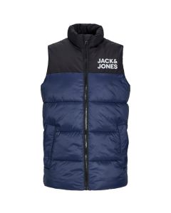 JACK & JONES JUNIOR Prsluk za dečake JJETOBY, plavi - 12236914140