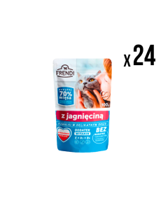 FRENDI Vlažna hrana za mačke Jagnjetina 100g 24/1