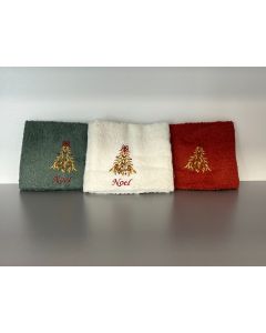 New Year set 3 peškira 30x50cm Jelka - VLK000115-jelka