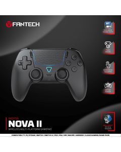 Joypad wireless charging dock Fantech ACGP05 WGP16, PS5 compatible crni