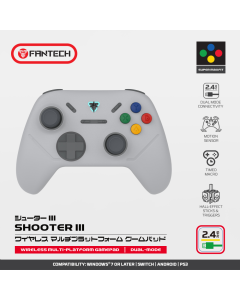 Joypad wireless Fantech WGP13S shooter III Super Maxfit sivi - 220827